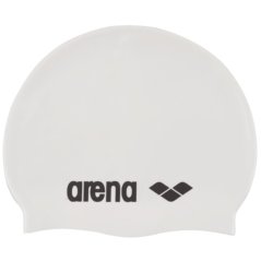 Arena Classic Silicone Swim Cap White/Black