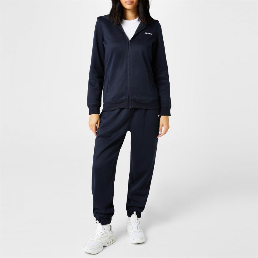 Slazenger Closed Hem Fleece Pants Womens Navy