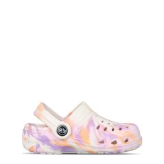Hot Tuna Cloggs Infants White Swirl