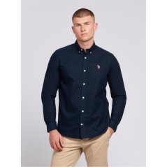 US Polo Assn Oxford LS shirt Sn00 Navy