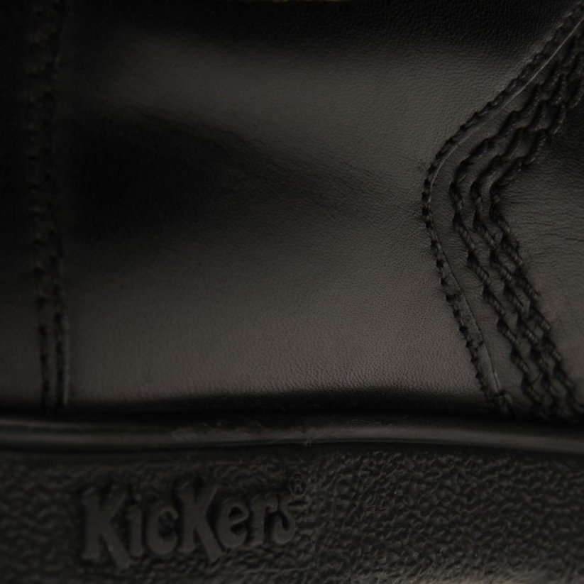 Kickers Fragma Lace Up Kids Shoes Black