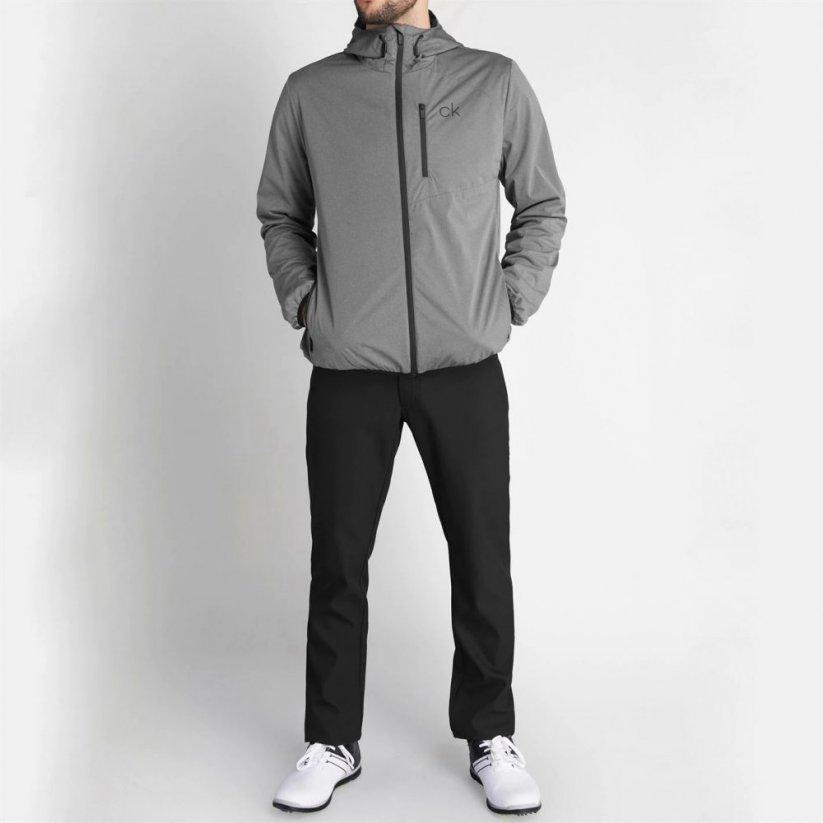 Calvin Klein Golf Hood Jacket Grey Marl