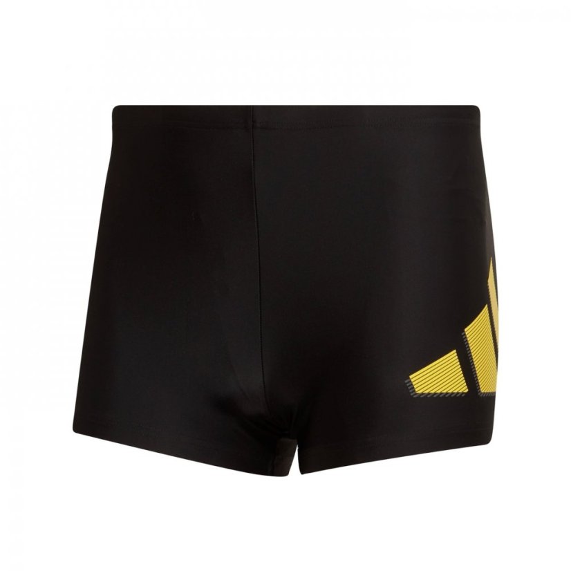 adidas 3-Bar Boxer Swim pánske šortky Black/Imp