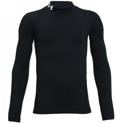 Under Armour Mock Long Sleeve Top Black/White