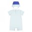 Nike Romper Bucket Hat Set Baby Glacier Blue