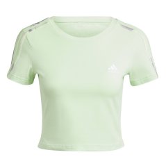 adidas Women's Baby T Cropped Crop Top Green