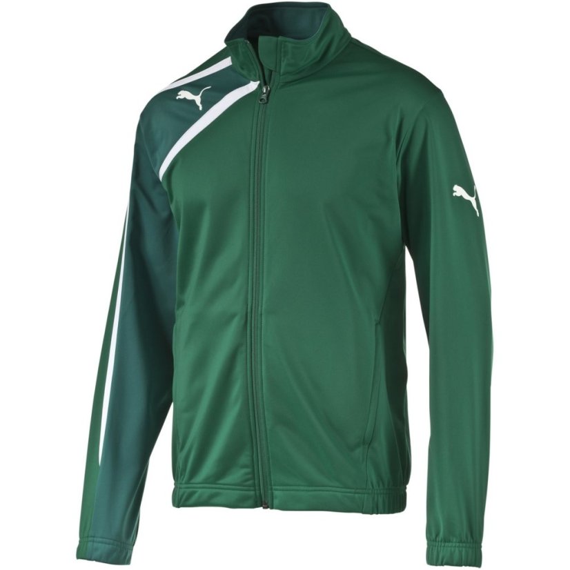 Puma (F1) Boy Spirit Poly Jacket Power G Juniors Green