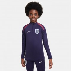 Nike England Strike Drill Top 2024 Juniors Blue