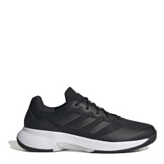 adidas Men's Gamecourt Tennis Shoes Black/Grey