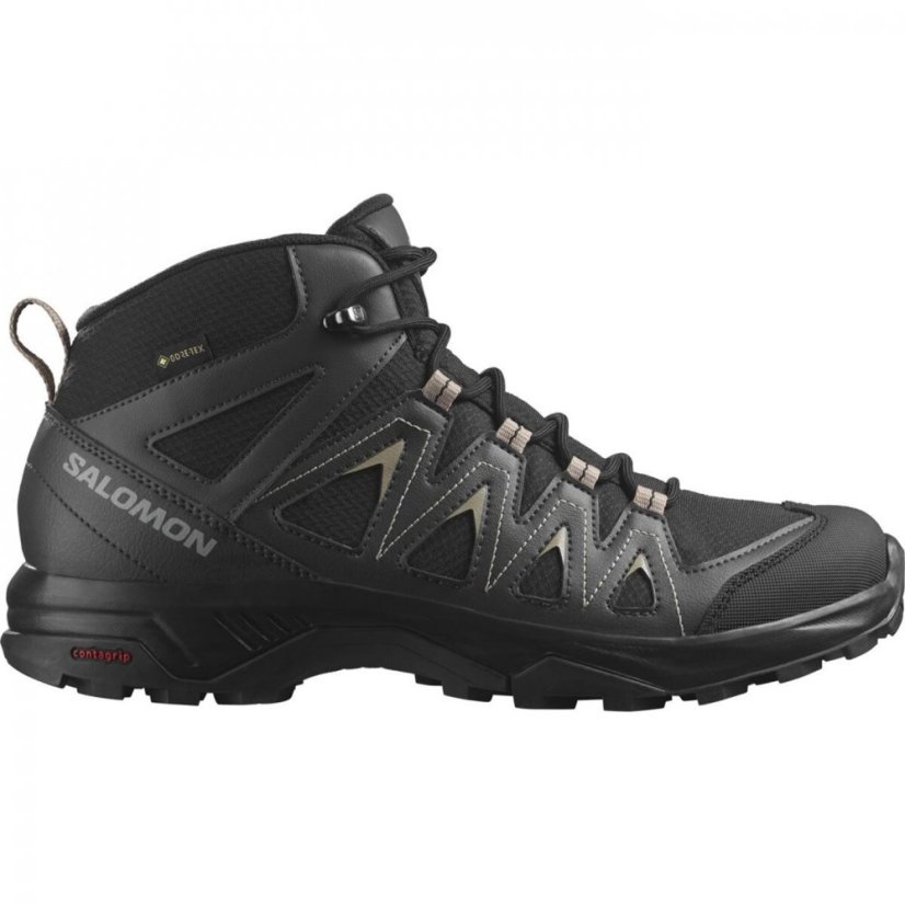 Salomon X Braze Mid GTX mens Walking Shoe Phantom/Black