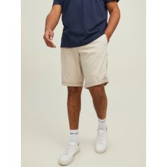 Jack and Jones Men's Bowie Plus Size Woven Shorts Oxford Tan