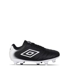Umbro Calcio Soft Ground Football Boots Childrens Black/White