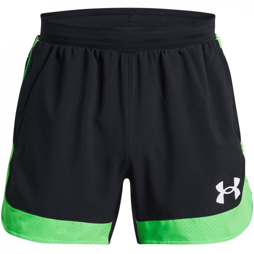 Under Armour Baseline 5 Shorts Men's Black/Green