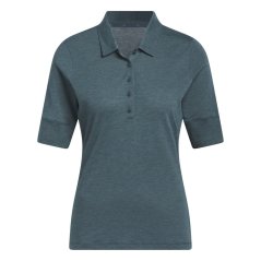 adidas Women's Short-Sleeve Performance Polo Shirt Turquoise