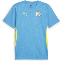 Puma Manchester City FC Training Shirt 2024 2025 Adults Blue