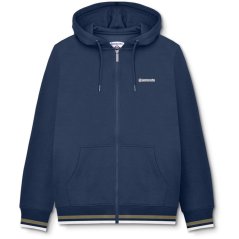 Lambretta Men's Zip Hoodie Navy/Khaki