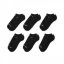 Nike Everyday Plus Cushioned Training No-Show Socks (6 Pairs) Black/White
