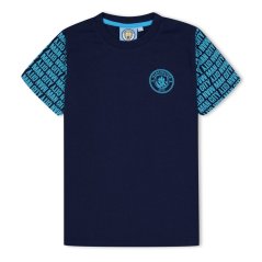 Source Lab Slab Manchester City Graphic T-shirt Juniors Blue