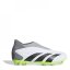 adidas Predator Accuracy .3 Junior Firm Ground Football Boots Wht/Blk/Lemon