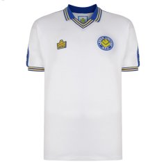 Score Draw SD Leeds United Retro Home Shirt 1978 Mens White/blue