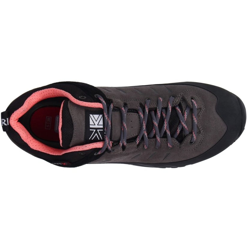 Karrimor Hot Route Waterproof Walking Shoes Womens Charcoal/Coral