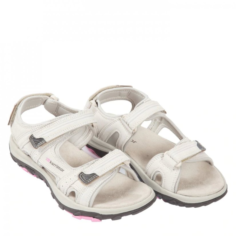 Karrimor Antibes Leather Sandals Ladies Beige/Pink