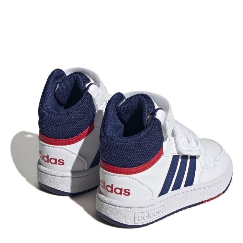 adidas Hoops Mid Shoes White/Blue