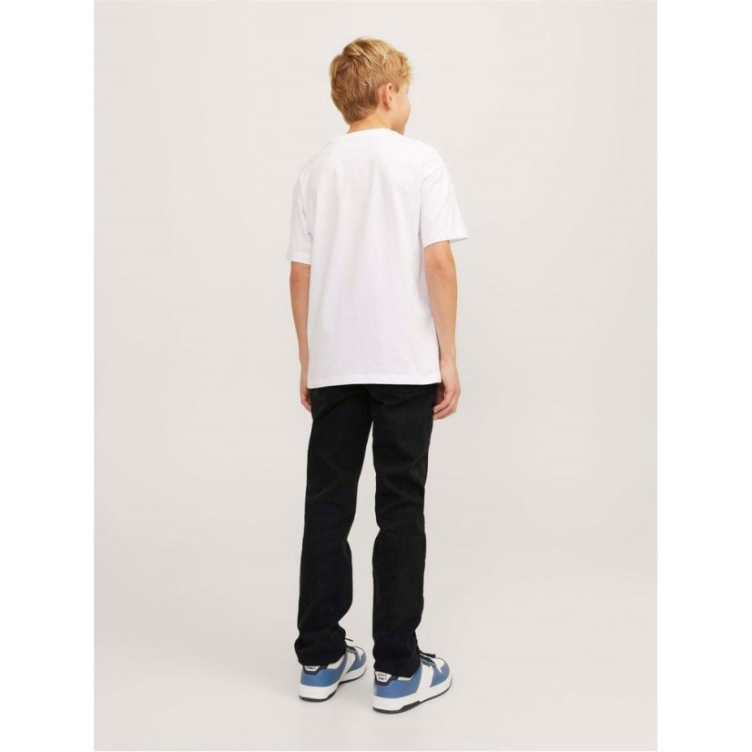 Jack and Jones Slim Elasticated Glenn Jeans Infant Black Denim