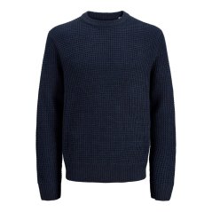 Jack and Jones Global Crew Knitted Jumper Mens Plus Size Sky Captain