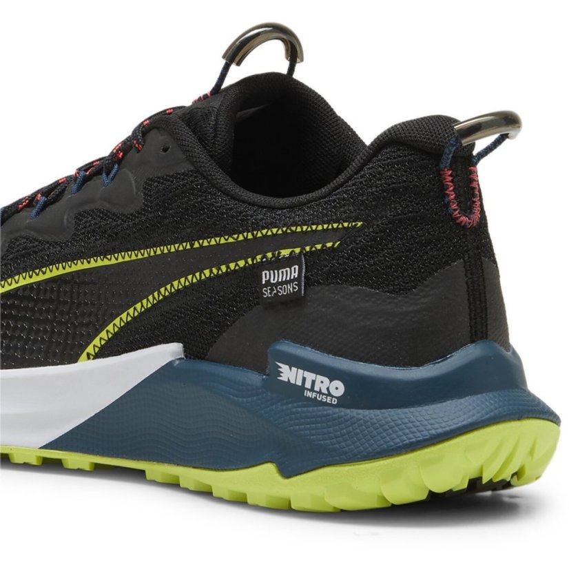 Puma Magnify Nitro Knit pánska bežecká obuv Blk/Lime/Blu