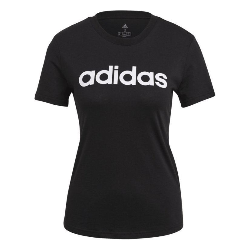 adidas Essentials Logo dámske tričko Linear Black