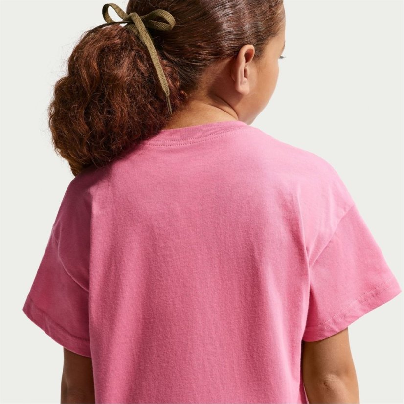 Nike Sportswear Big Kids' (Girls') T-Shirt Peony