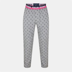Original Penguin Men's Pete All Over Print Pyjama Trousers Grey