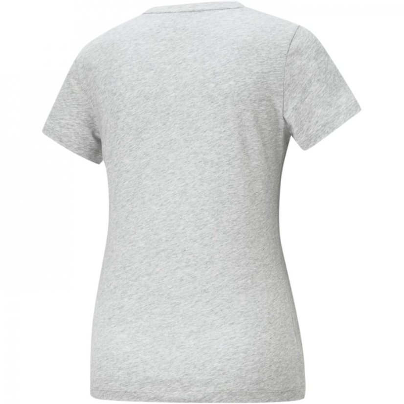 Puma Essentials Small Logo T Shirt Womens Grey Hth