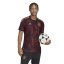 adidas Germany Away Authentic Shirt 2022 Mens Black/Burgundy