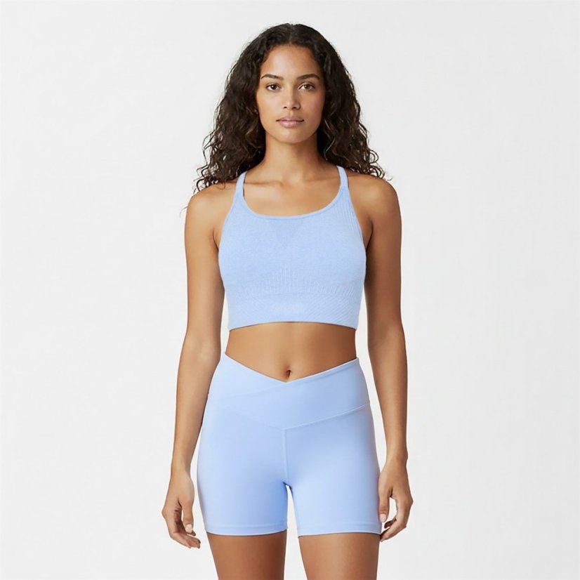 USA Pro UP Seamless Adjustable Sports Bra Brunera Blue