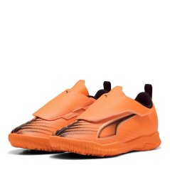 Puma Kids' Ultra 6 Play V Astro Turf Football Boots Heat Fire-Bla