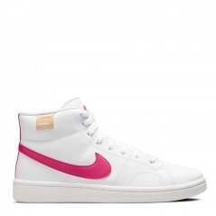 Nike Court Royale 2 Mid Top Trainers White/Pink