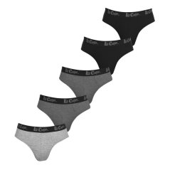 Lee Cooper Mens 5-Pack Comfort Briefs Grey Assorted