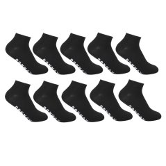 Donnay 10 Pack Trainer Socks Black