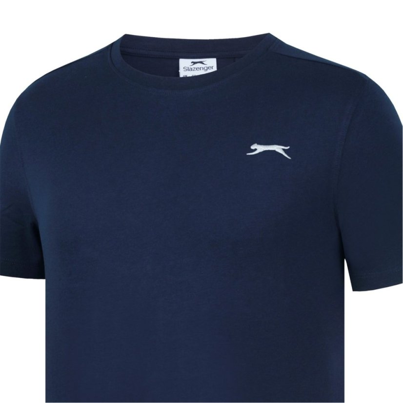 Slazenger Plain pánske tričko Navy