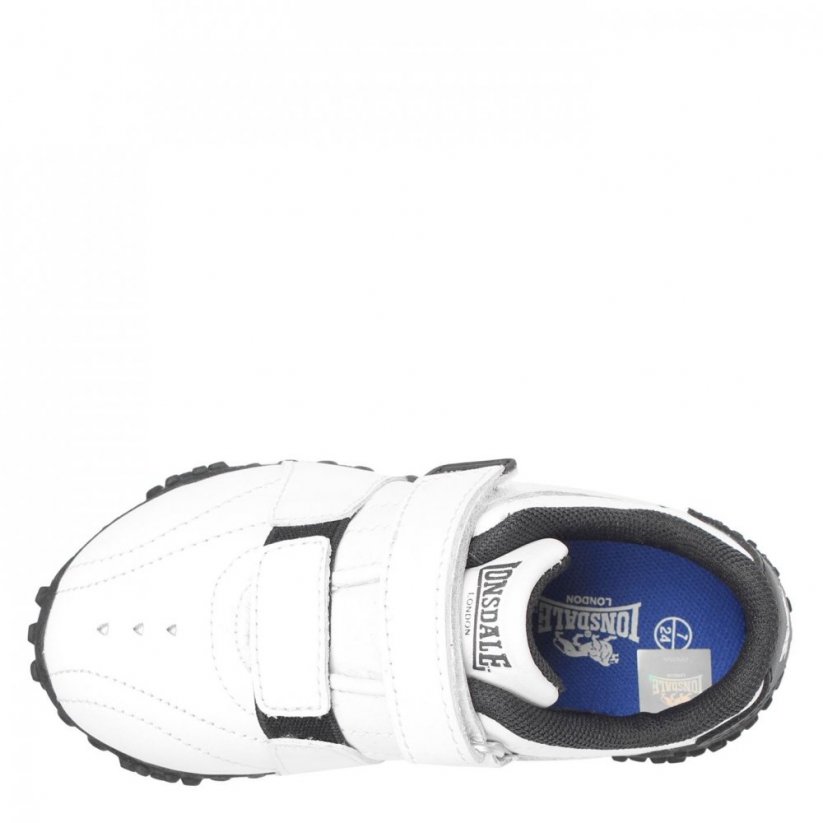 Lonsdale Fulham Infants Trainers White/Navy