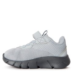 Puma Unisex Kids' Flexfocus Modn Low-Top Trainers Grey/Silver
