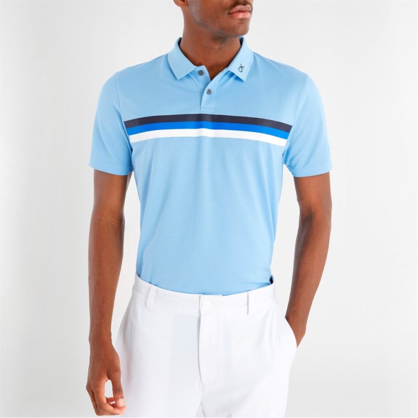 Calvin Klein Golf G Parker Polo Sn33 Boy Blue