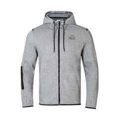 Kappa Tech FL Full Zip pánska mikina Grey Marl