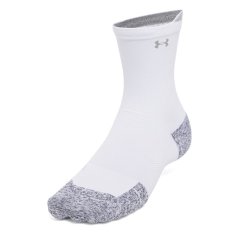 Under Armour Ua Ad Run Cushion 3pk Crew Sock Mens White