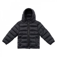 SoulCal Kids Micro Bubble Long Sleeve Short Puffer Jacket Black