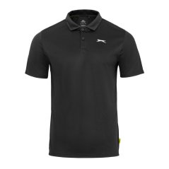 Slazenger Golf Solid Polo Mens Black