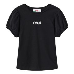 Star 3D Girls’ Tee Black