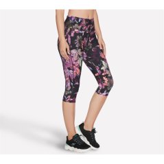 Skechers Goflex Ultraviolet Capri Legging Black/Purple